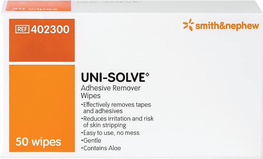 Uni Solve 402300 Adhesive Remover Wipe, Pack of 50 | Amazon (US)