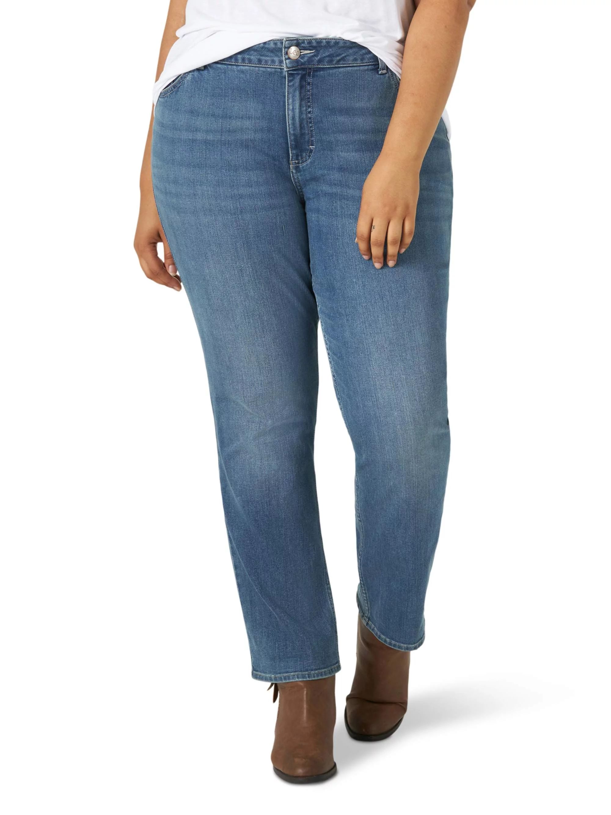 Lee Women's Plus Straight Leg Jean | Walmart (US)