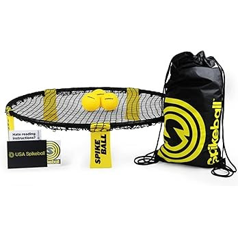 Spikeball 3 Ball Original Roundnet Game Set - Includes 3 Balls, net and Bag | Amazon (US)