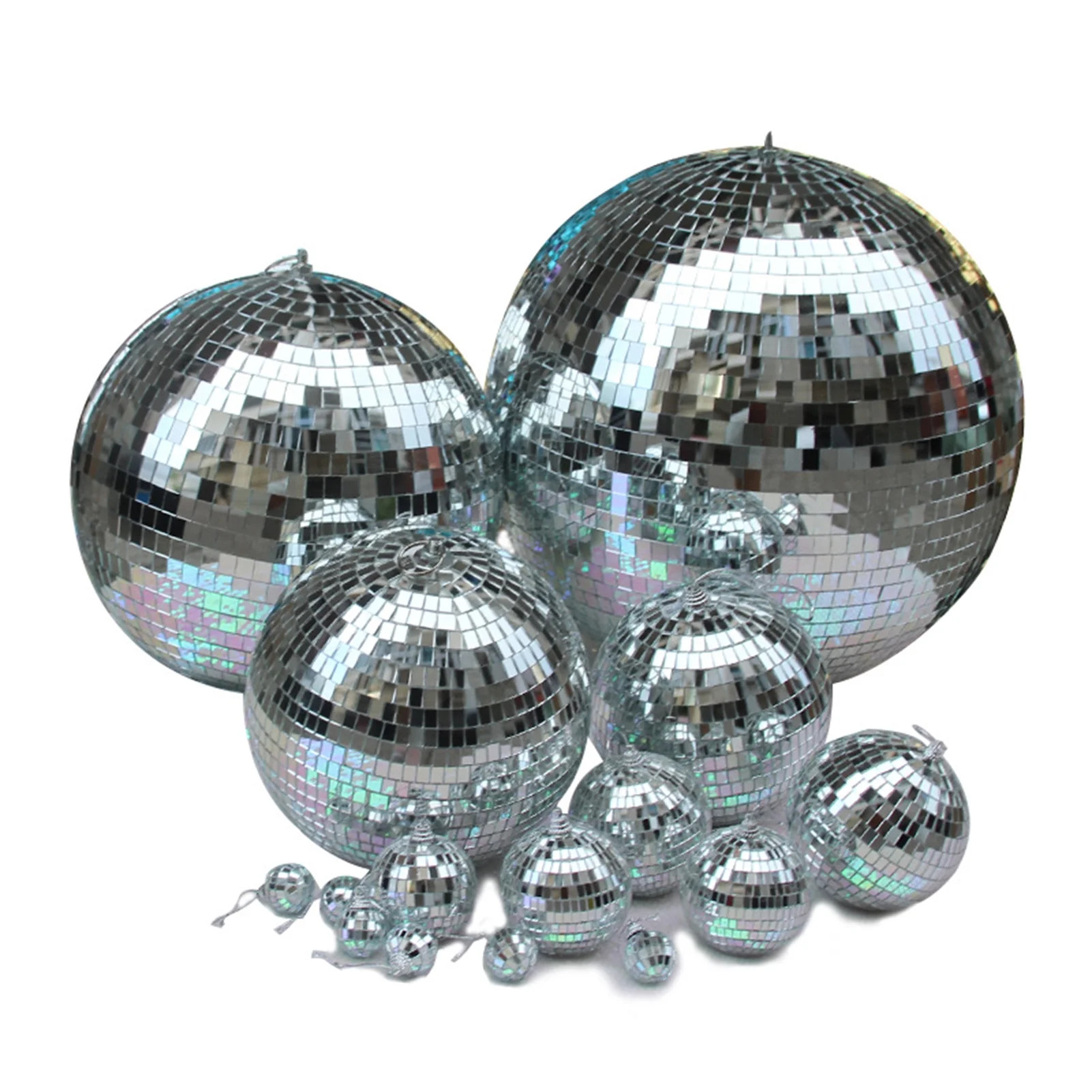 D-GROEE Christmas Ornaments Different Sizes Disco Ball Party Decorations - Mini Christmas Ball Or... | Walmart (US)