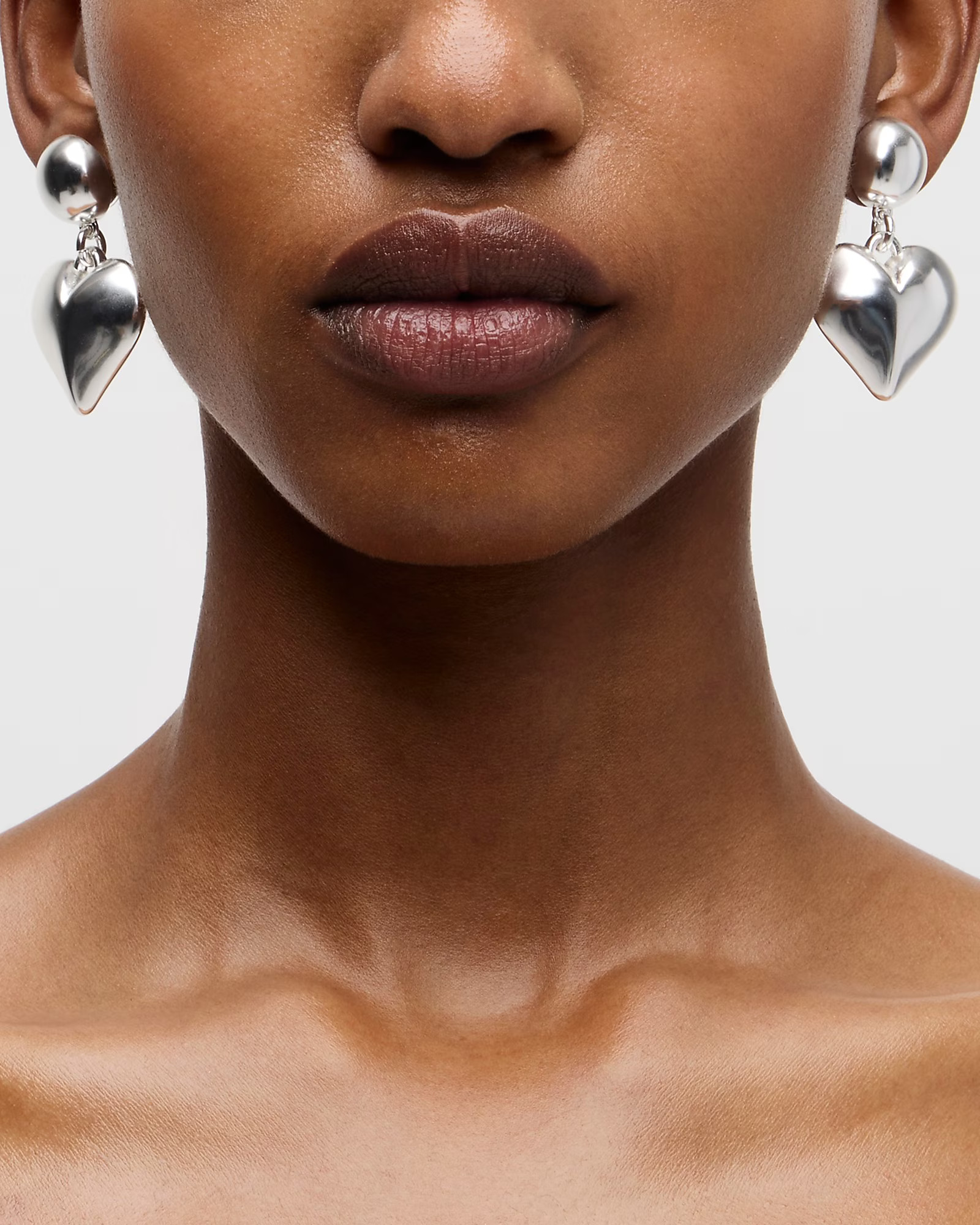 Heart drop earrings | J. Crew US