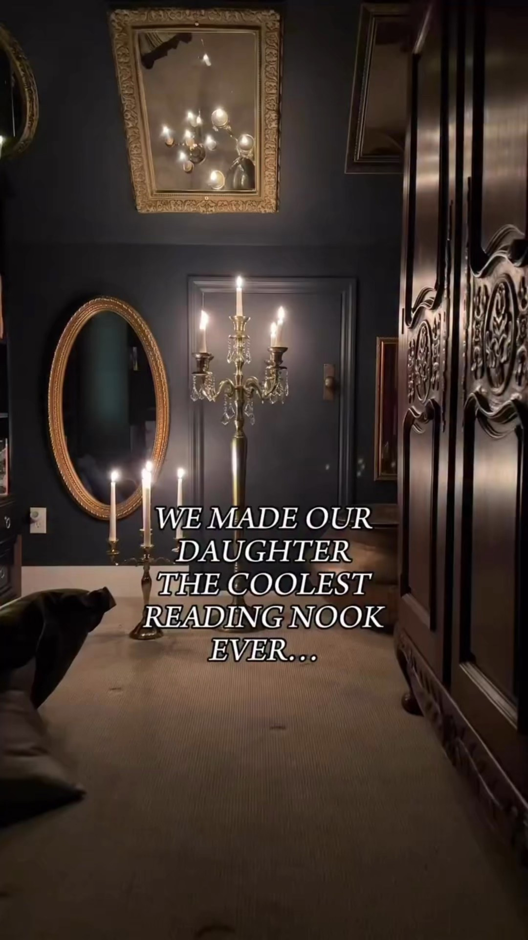 Our new favourite spot in the house! Get your own giant bean bag to cozy up all year long! 🩶

#CallSignDesign #Vintage #Luxury #InteriorDesign #InteriorDecorating #Elegance #Chandelier #OldWorldCharm #DesignStyle #CastleCore #OldWorldCharm  #SimpleSwaps