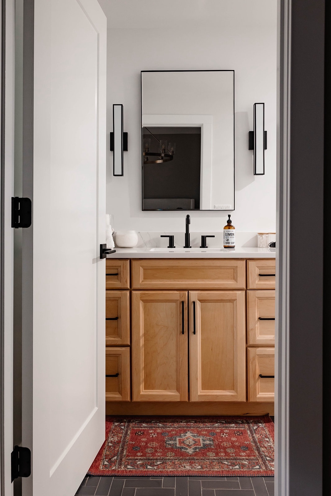 This basement bathroom was merely a concrete slab a few months ago. We created a warm, functional, and gorgeous bathroom as part of a larger full basement remodel. Tell me, what do you think?

#LTKsalealert #LTKhome #LTKMostLoved