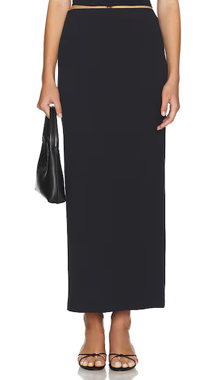 by Marianna Evonne Midi Skirt in Black | Revolve Clothing (Global)