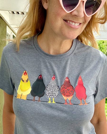 Cutest little hen shirt ever! My son actually got this for me for Mother’s Day because he said I make so much chicken. 😂 #teeshirt 

#LTKGiftGuide #LTKFindsUnder50