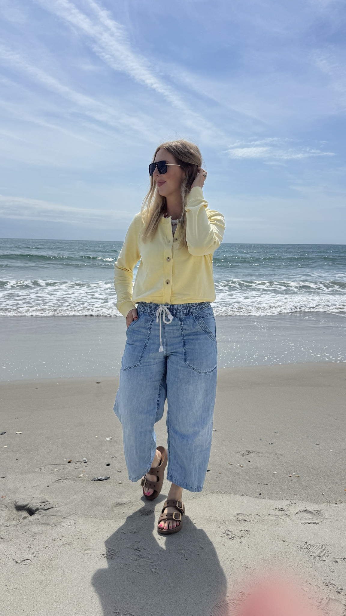 Beach outfit! Maurice’s cardigan, free people jeans, crocs sandals 

#LTKmomlife #LTKootd