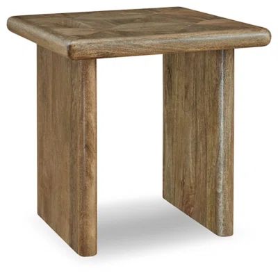 Lawland Solid Wood Sled End Table | Wayfair North America