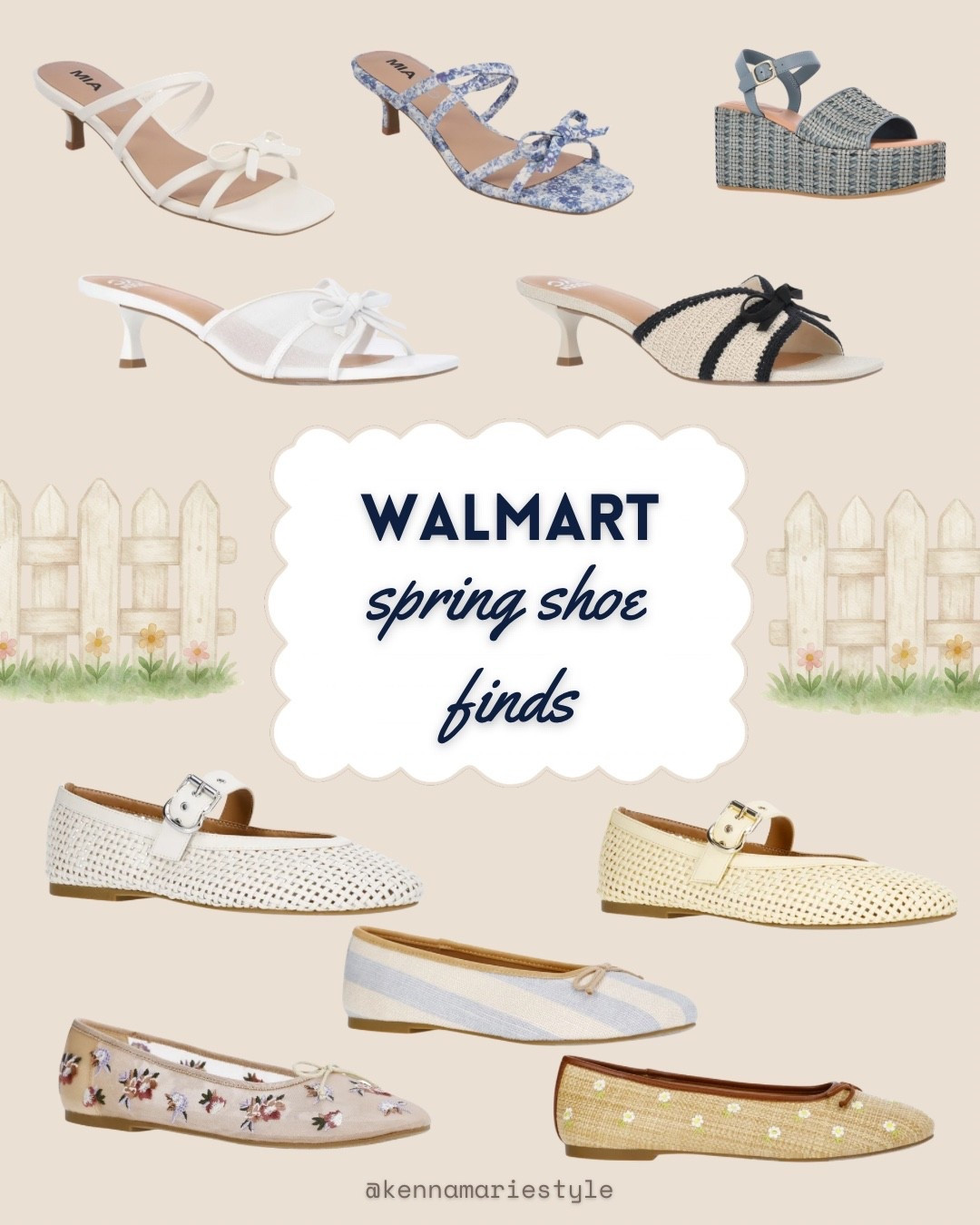Walmart shoes for spring! Affordable and cute! 

#LTKootd #LTKWorkwear #LTKSpringSale