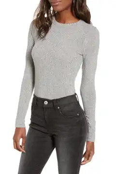 Long Sleeve Rib Tee | Nordstrom