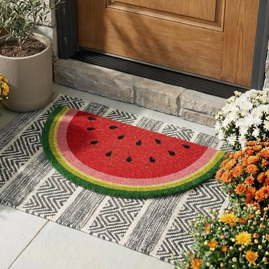 THEODORE MAGNUS Door Mat - Welcome Mat for Front Door with Non-Slip Backing - Durable Spring & Su... | Amazon (US)