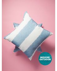 2pk 18x18 Indoor Outdoor Distressed Cabana Pillows | HomeGoods