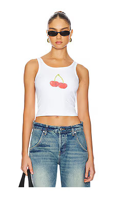 SNDYS x REVOLVE Cherry Tank Top in Cherry from Revolve.com | Revolve Clothing (Global)
