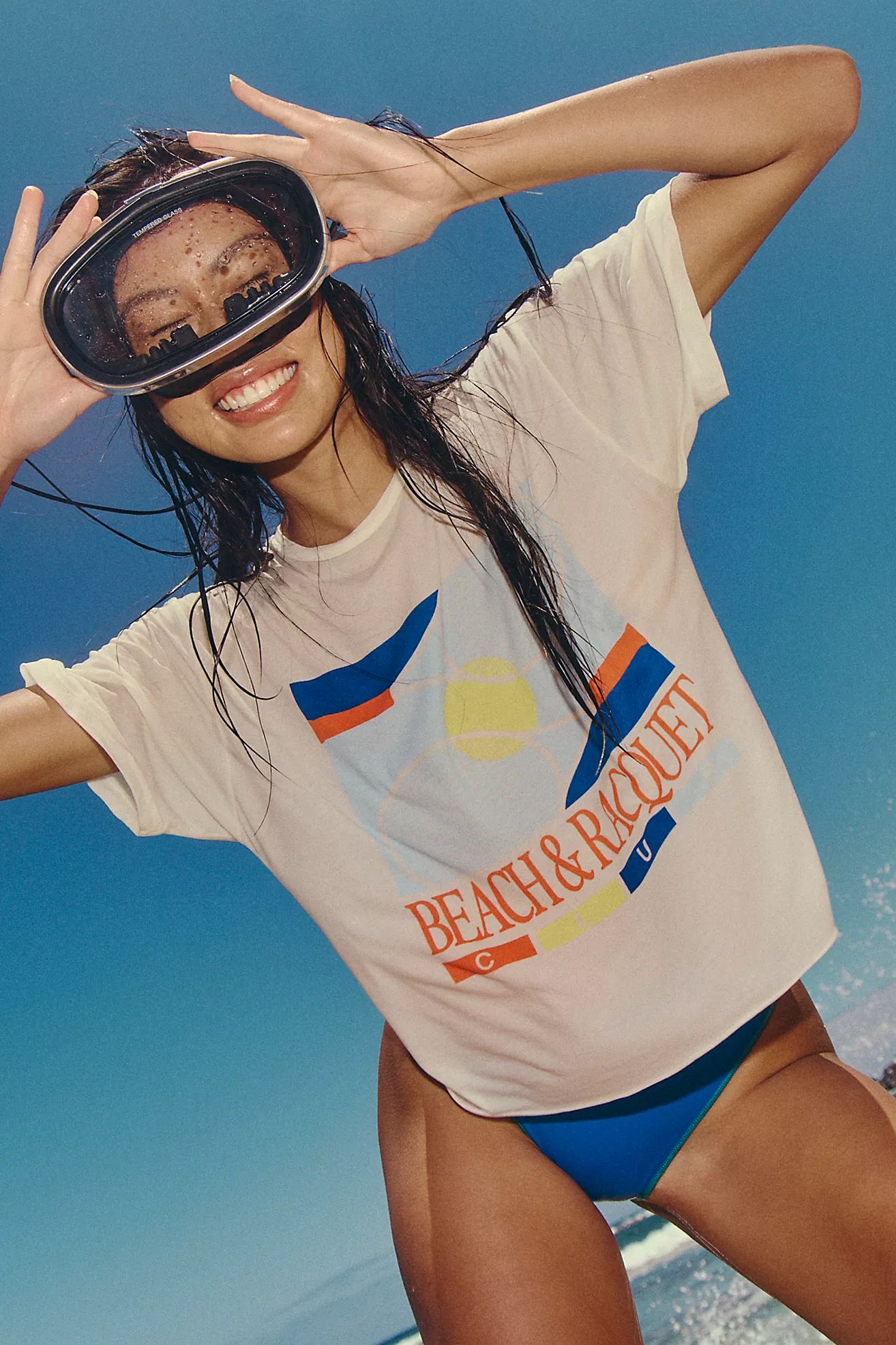 Original Retro Brand Beach And Racquet Club Tee | Free People (Global - UK&FR Excluded)