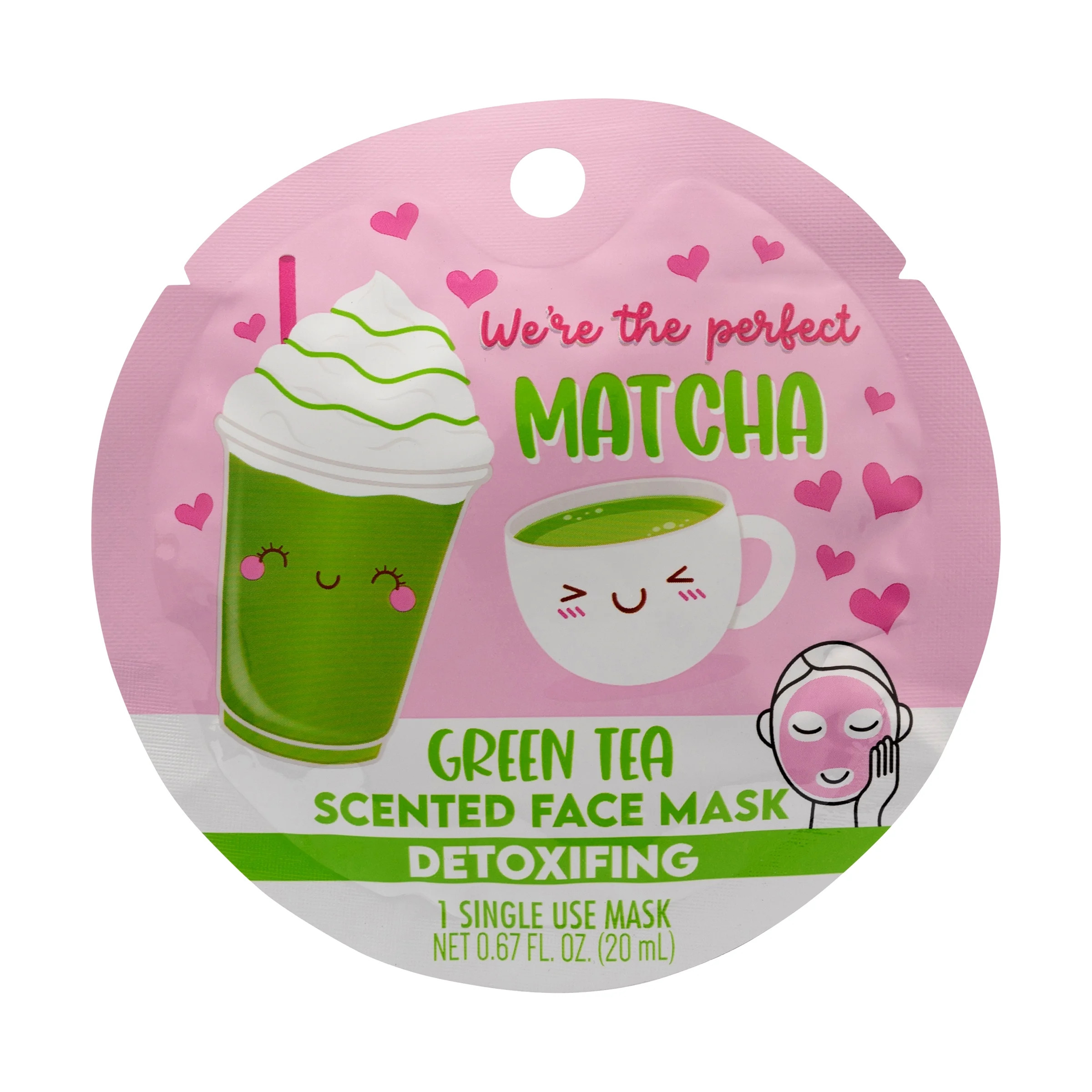 Taste Beauty Scented Face Masks - Matcha | Walmart (US)