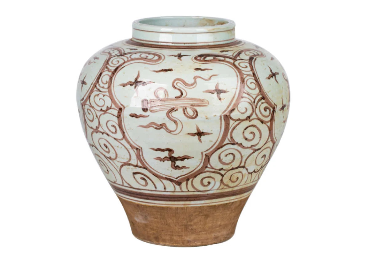 MOKA CALLIGRAPHY SYMBOL JAR | Alice Lane Home Collection