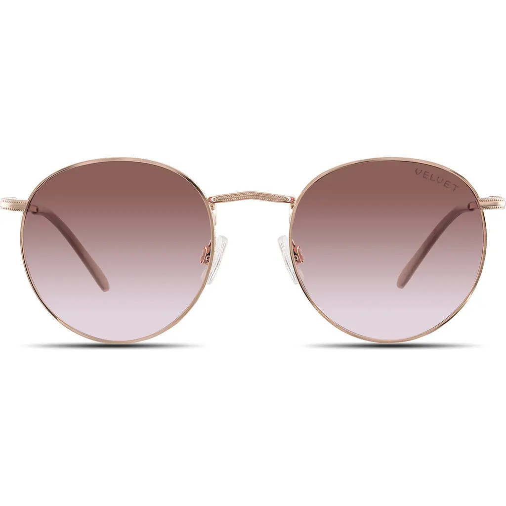 Velvet Eyewear Yokko Sunglasses in Silver Grey at Nordstrom | Nordstrom