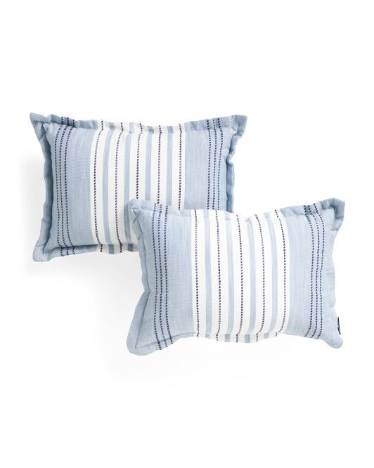 14x20 2pk Indoor Outdoor Striped Pillows | TJ Maxx