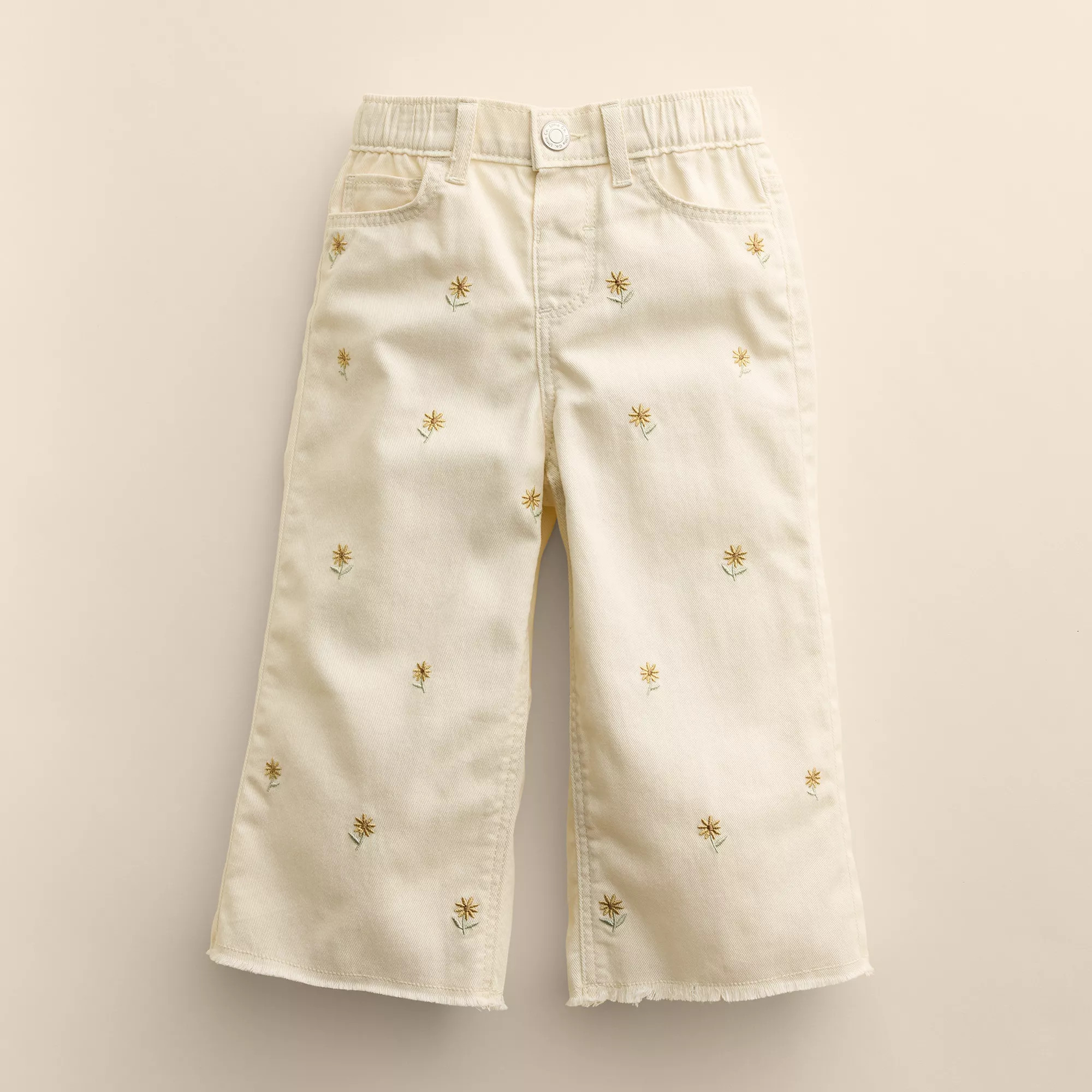 Girls 4-12 Little Co. by Lauren Conrad Wide Leg Embroidered Jeans | Kohl's