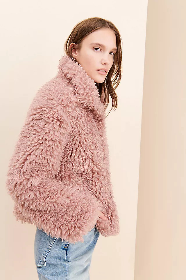 If By Sea Fuzzy Teddy Jacket | Anthropologie (US)