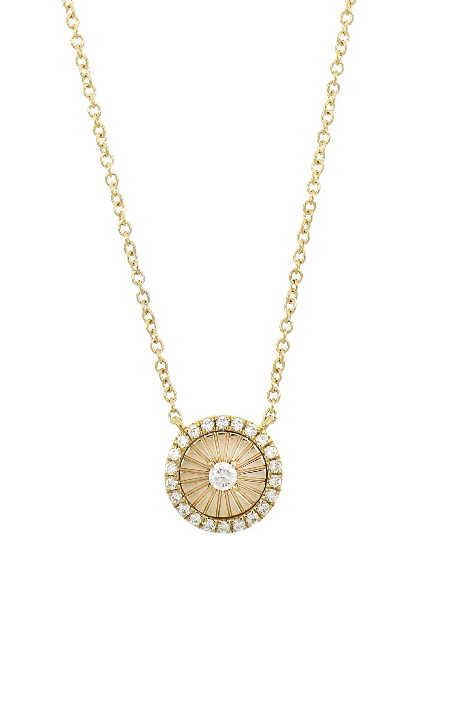Ofira Sunrays Diamond Pendant Necklace | Nordstrom