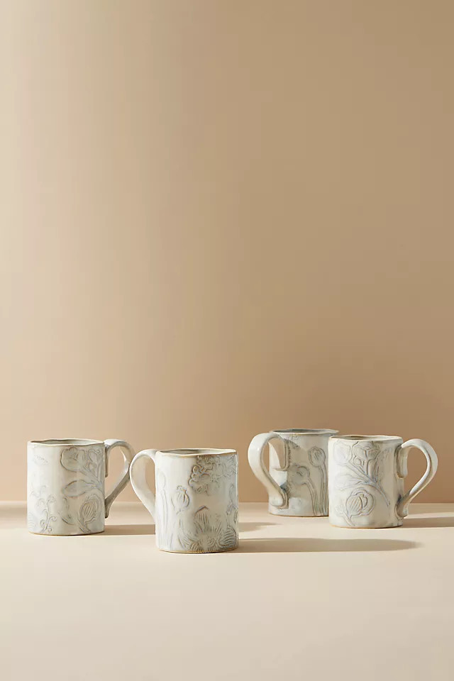 Riley Mugs, Set of 4 | Anthropologie (US)