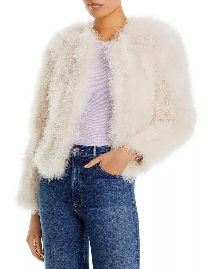 Feather Open Front Jacket - 100% Exclusive | Bloomingdale's (US)