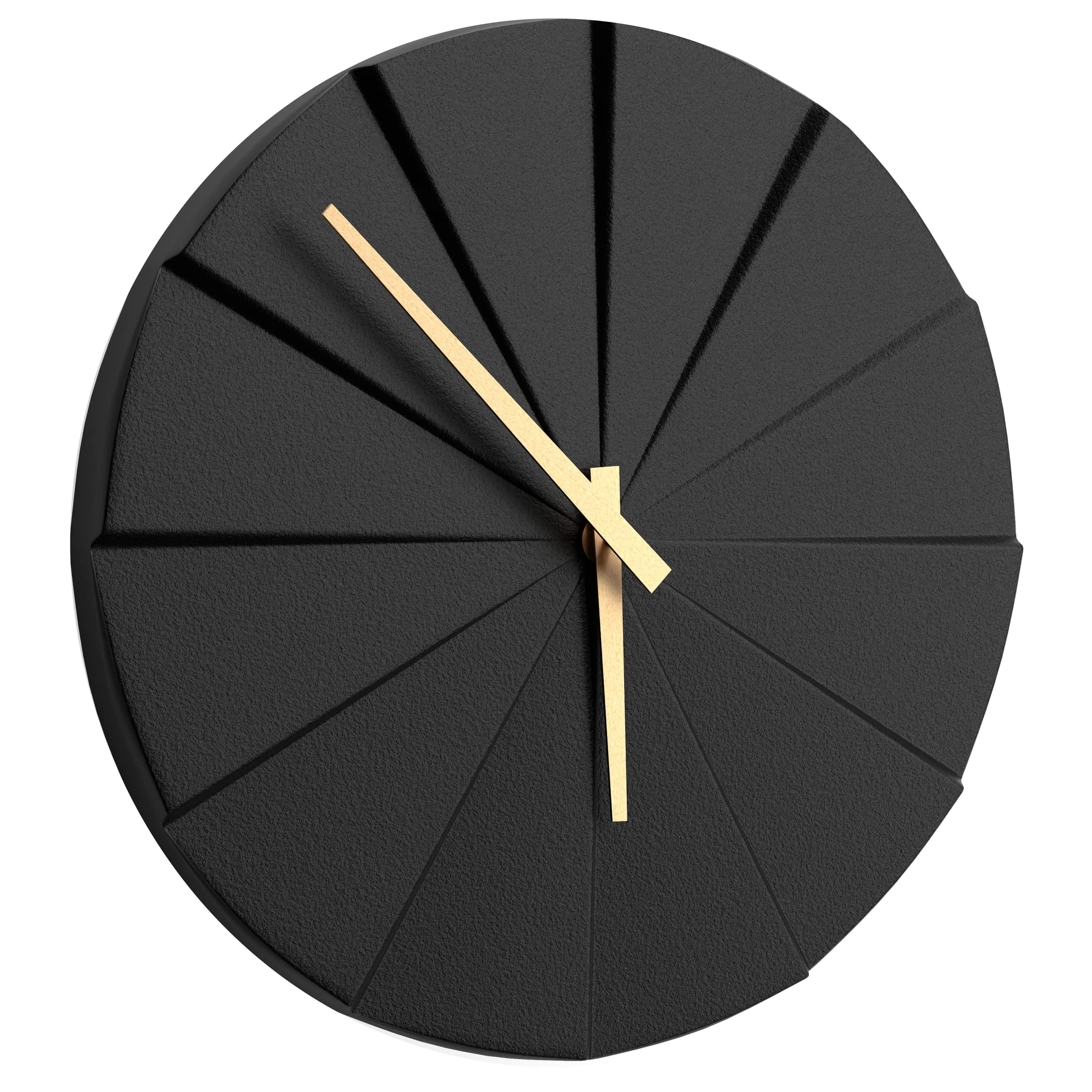 Driini Staircase Modern Wall Clock - Unique 10.5 in. Frameless Concrete Design - Contemporary, Mi... | Amazon (US)