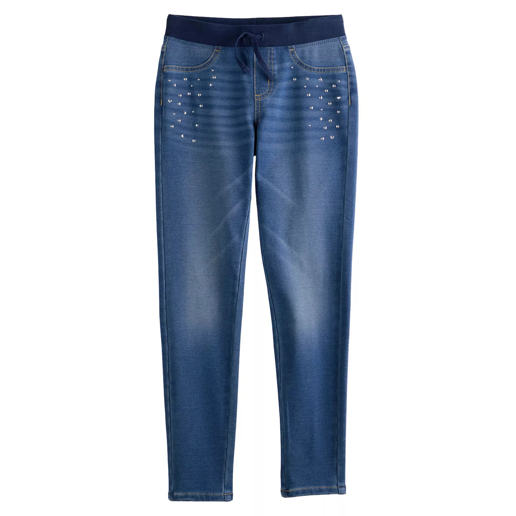 Girls 4-18 SO® Adaptive Ribbed Waist Jegging | Kohl's