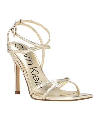Calvin Klein Tegin Strappy High Stiletto Dress Sandals - Macy's | Macy's