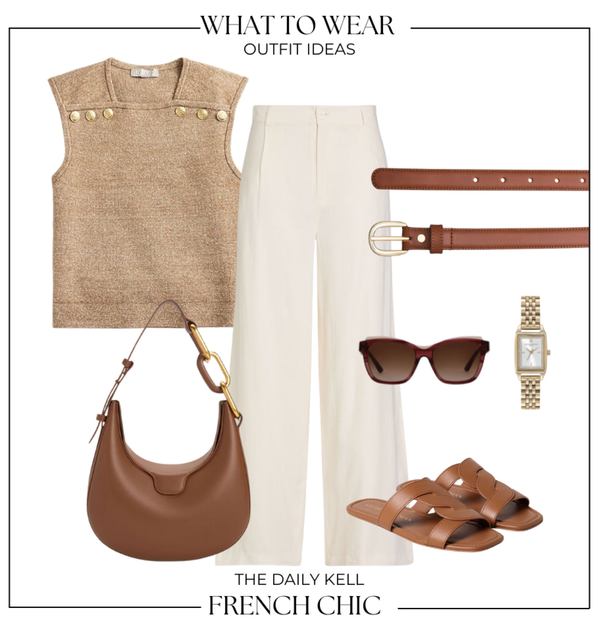 Ready for an al fresco lunch with friends followed by some shopping and errands? 

Linen pants exude a timeless and sophisticated style that is both flattering and comfortable. Paired with a neutral tank and caramel accessories to create a timelessly chic look. 

#LTKOver40 #LTKStyleTip #LTKTravel