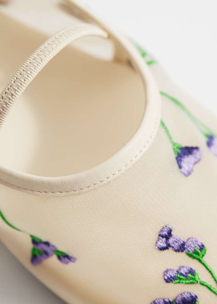 Floral-Embroidered Ballet Flats | & Other Stories (EU + UK)
