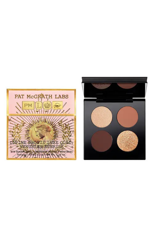 PAT McGRATH LABS Divine Bronze Luxe Quad: Venusian Sunrise Eyeshadow Palette at Nordstrom | Nordstrom