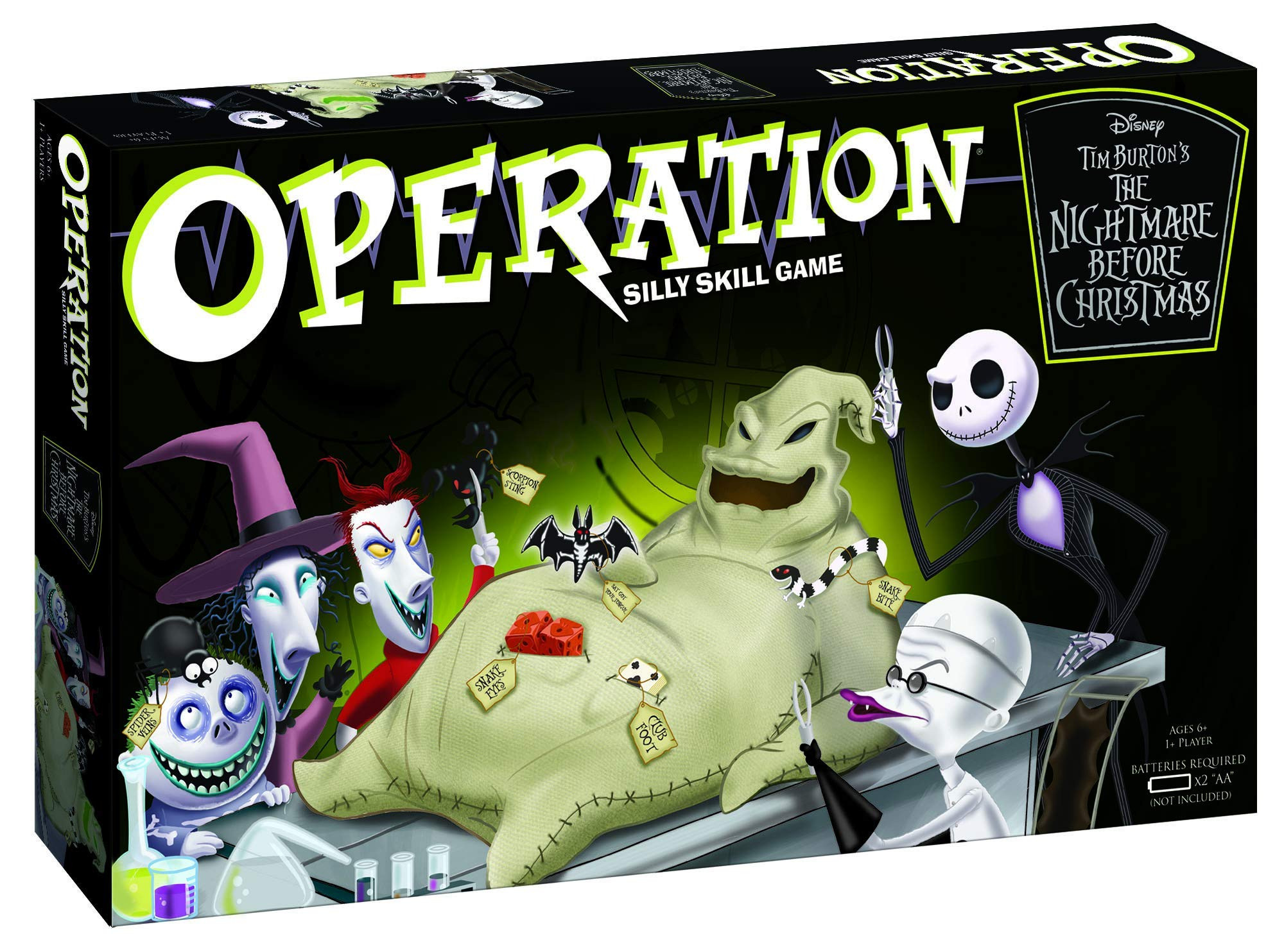 Operation: Disney The Nightmare Before Christmas Board Game | Collectible Operation Game | Featur... | Amazon (US)