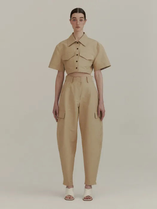 Parachute Pants_Beige | W Concept (US)