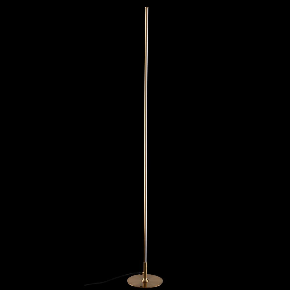 64.5 in. Antique Brass Height Adjustable Swing Arm Floor Lamp with White Shade | The Home Depot