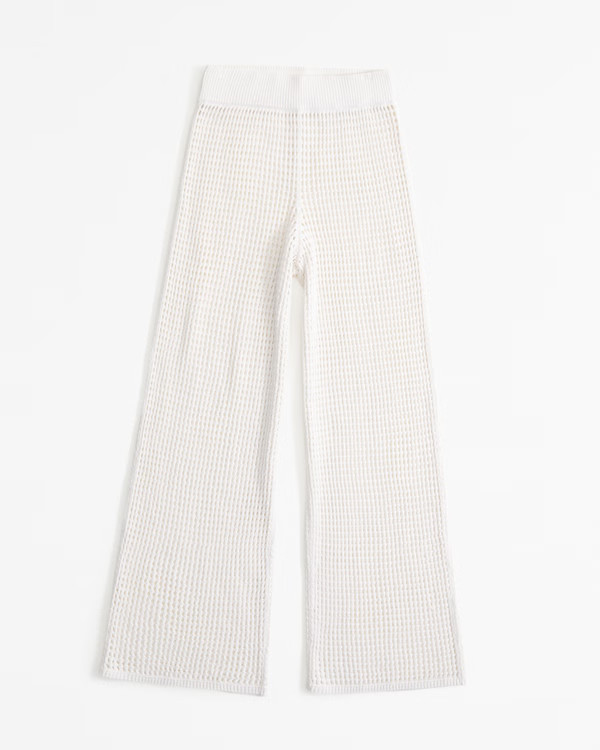 Women's Crochet-Style Coverup Pant | Women's Swimwear | Abercrombie.com | Abercrombie & Fitch (US)