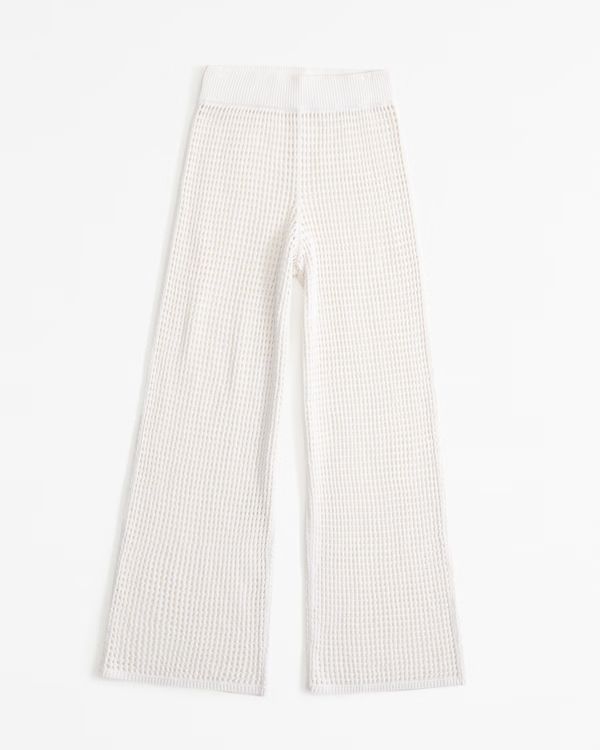 Crochet-Style Coverup Pant | Abercrombie & Fitch (UK)
