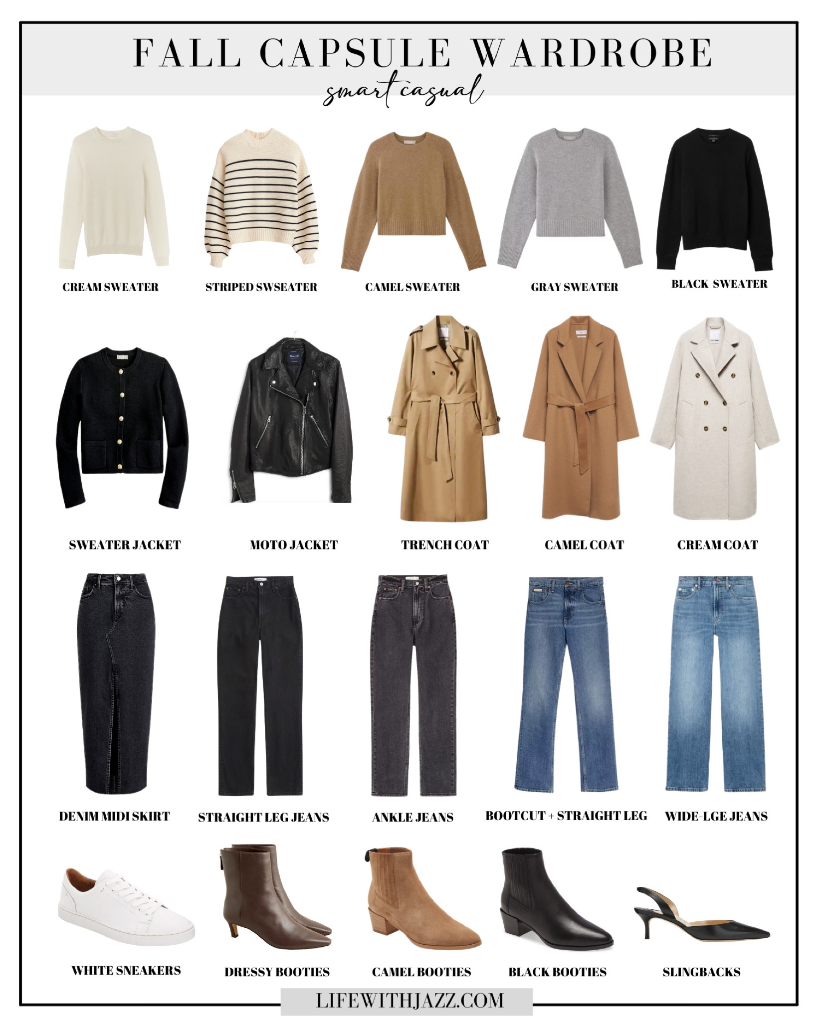 Fall capsule part 1: sweaters + jackets + coats

Cashmere sweaters, sweater jacket, trench coat, wool coats, classic style, minimalist style, fall staples 

#LTKstyletip #LTKsalealert #LTKSeasonal