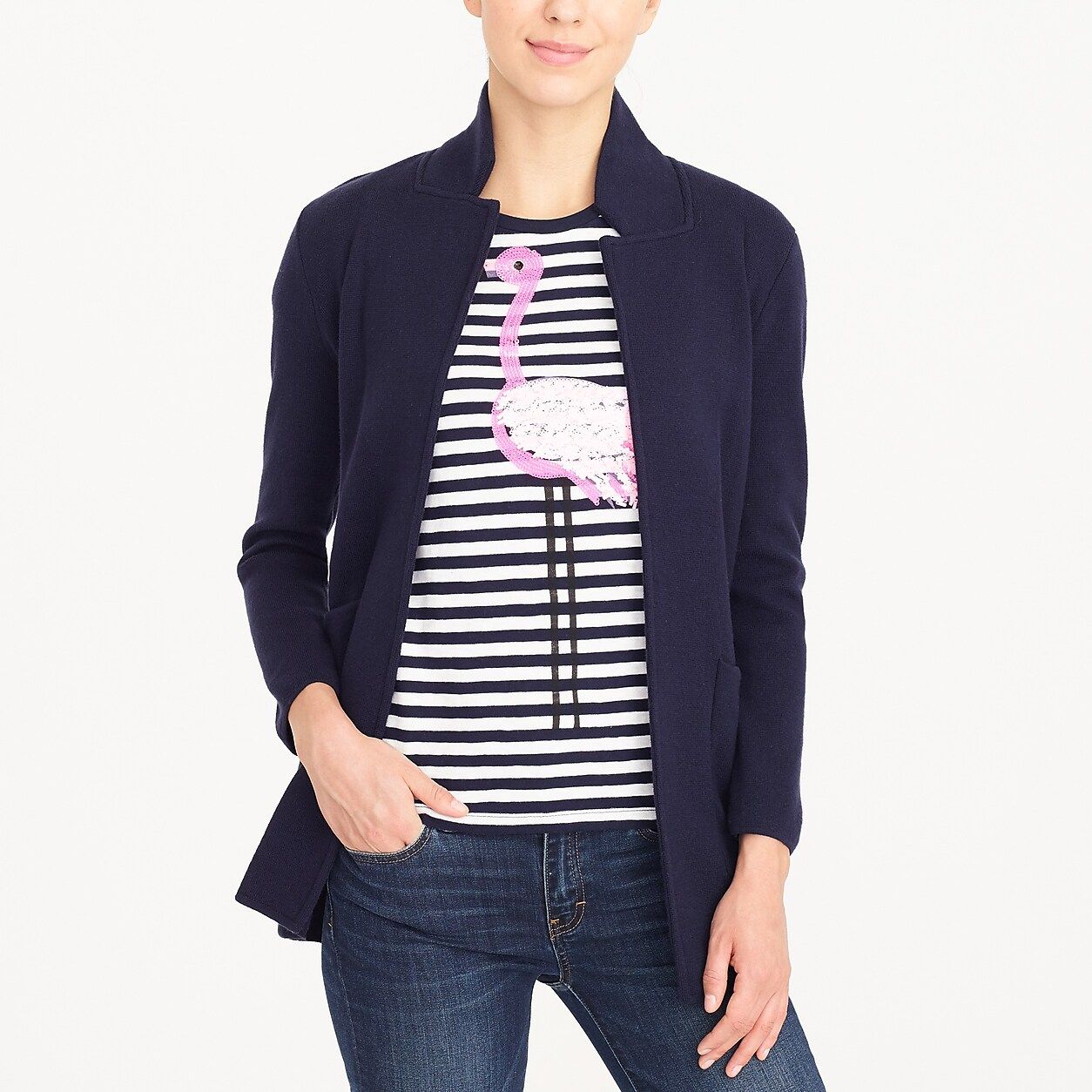 Open-front sweater blazer | J.Crew Factory