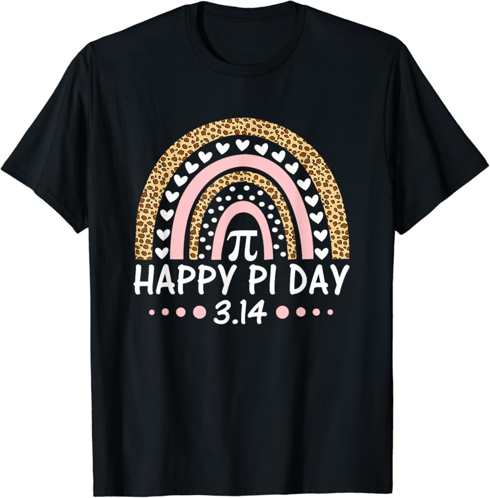 Mathematic Math Teacher Gift Leopard Rainbow T-Shirt | Amazon (US)
