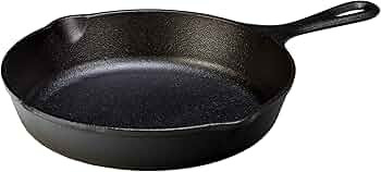 Lodge 9 Inch Cast Iron Pre-Seasoned Skillet – Signature Teardrop Handle - Use in the Oven, on t... | Amazon (US)