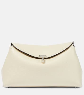 T Lock Small leather clutch | Mytheresa (US/CA)