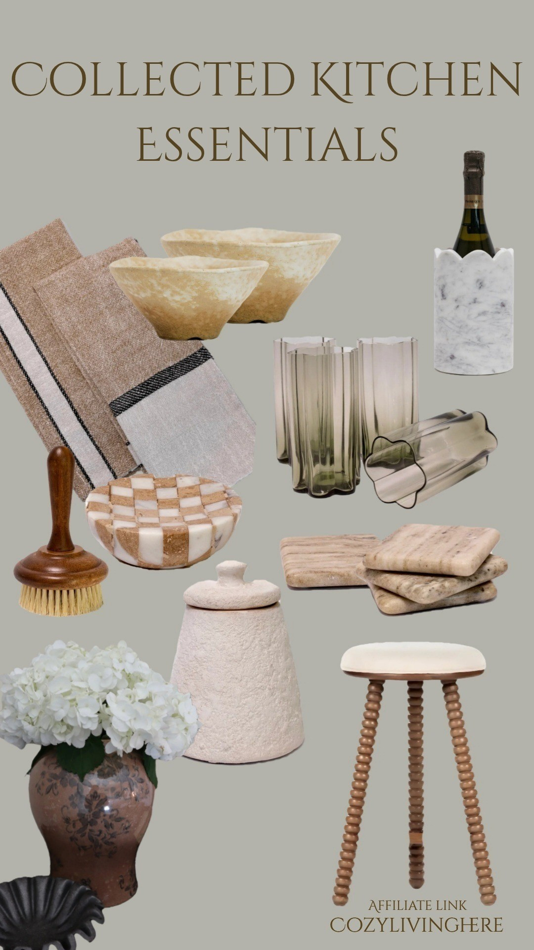 The kind of everyday pieces that make your kitchen feel effortlessly beautiful 🤍Nothing overdone… just warm tones, soft textures, and pieces you’ll reach for daily. Everything linked for you ✨

#LTKHome #LTKU