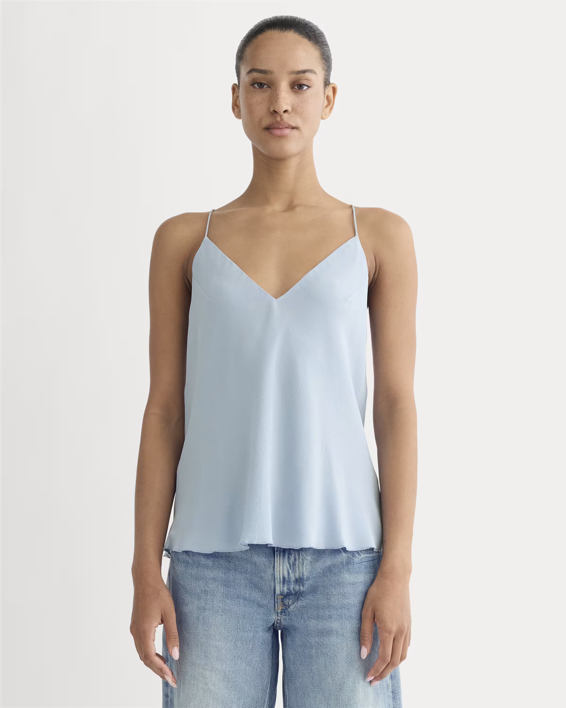 The Tie Back Cami in Washable Silk | Everlane