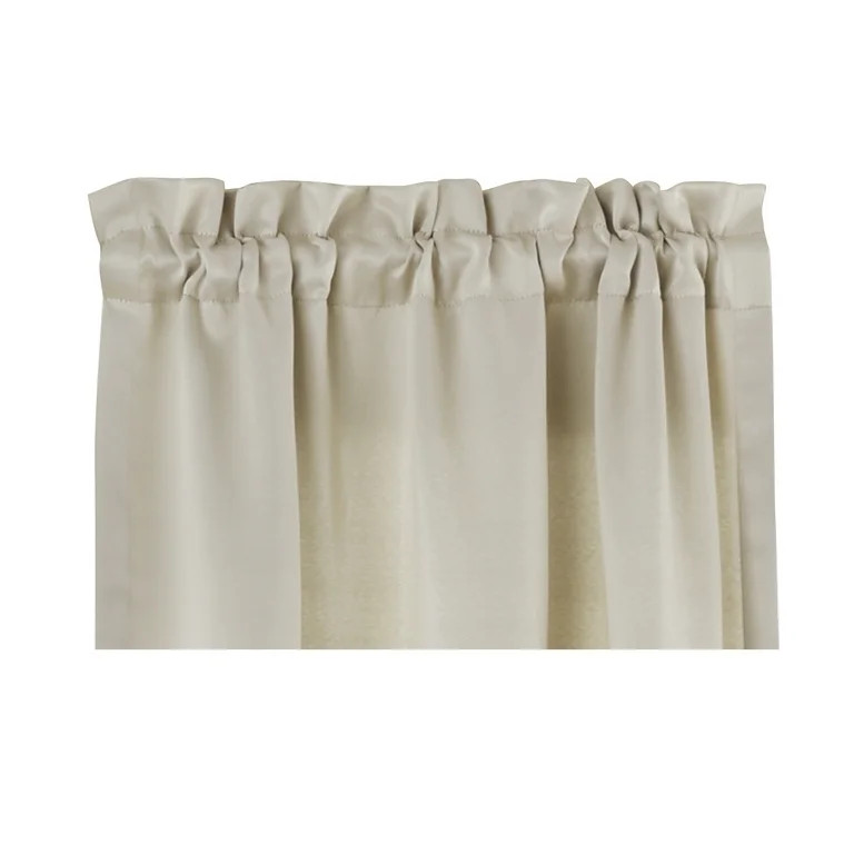 Mainstays Blackout Curtain Panels, Set of 2, Beige, 30" W x 63" L | Walmart (US)