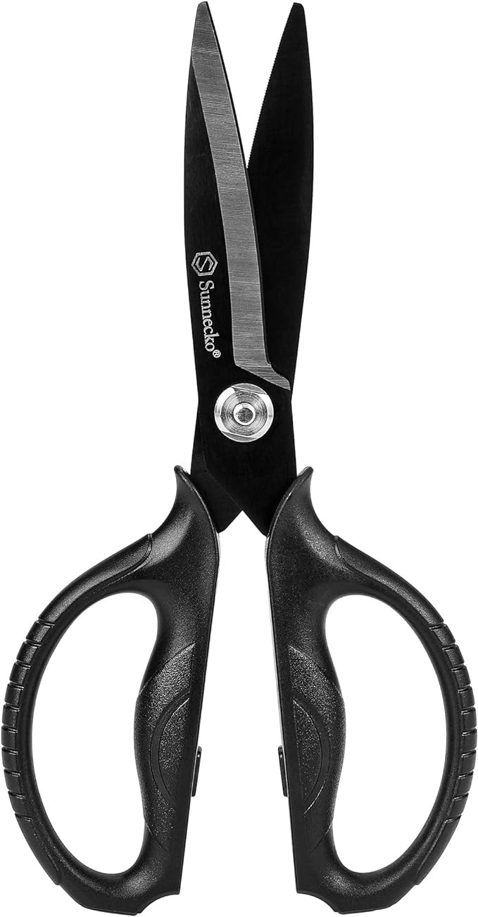 Sunnecko Kitchen Scissors All Purpose Heavy Duty Scissors Titanium Coated, Food Scissors Dishwash... | Amazon (US)