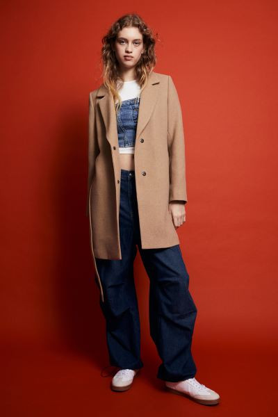 Tie Belt Coat - Beige - Ladies | H&M US | H&M (US + CA)