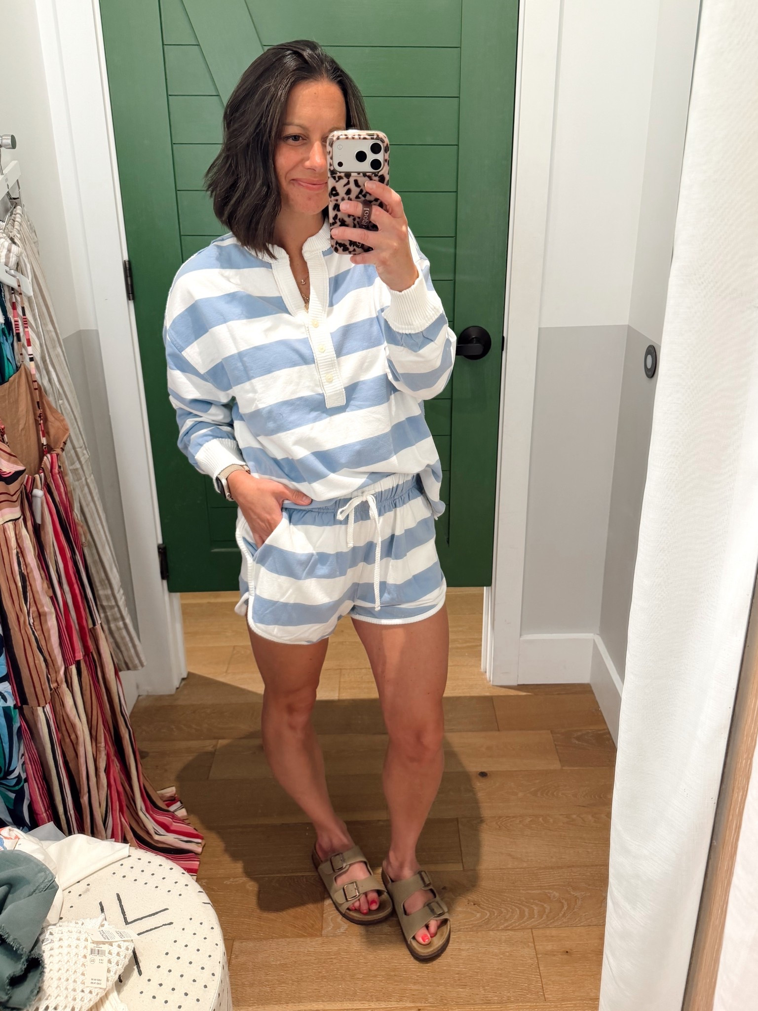 This aerie set is super soft and perfect for summer! Both run big! Wearing an xs in both.



#LTKOver40 #LTKxAerie #LTKootd