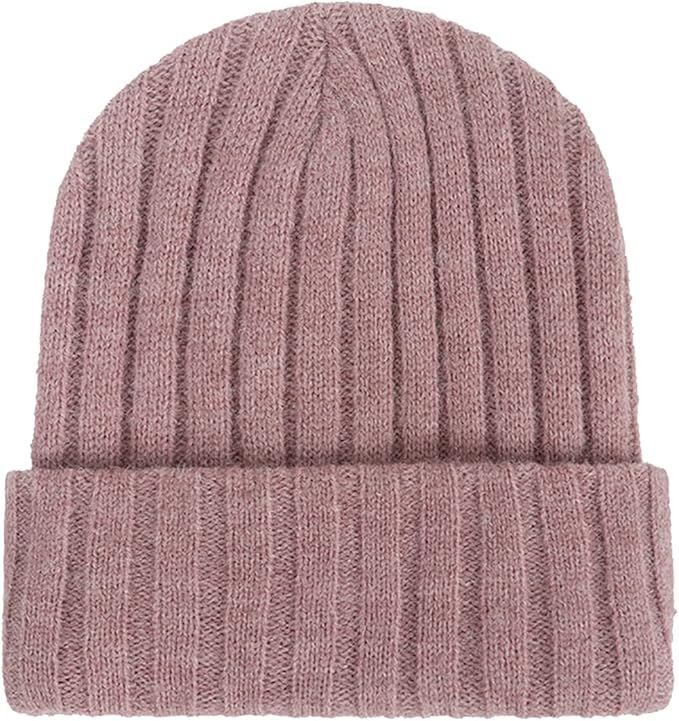 Mookiraer Women Cable Knit Beanie, Women Beanie Hats, Soft Knit Warm Hat, Warm Chunky Beanie Hats | Amazon (US)