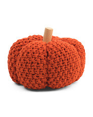 8.5in Macrame Pumpkin | TJ Maxx